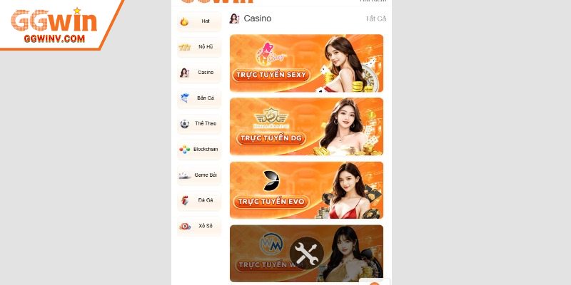 Casino GGWIN tạo ra trải nghiệm cá cược đỉnh cao