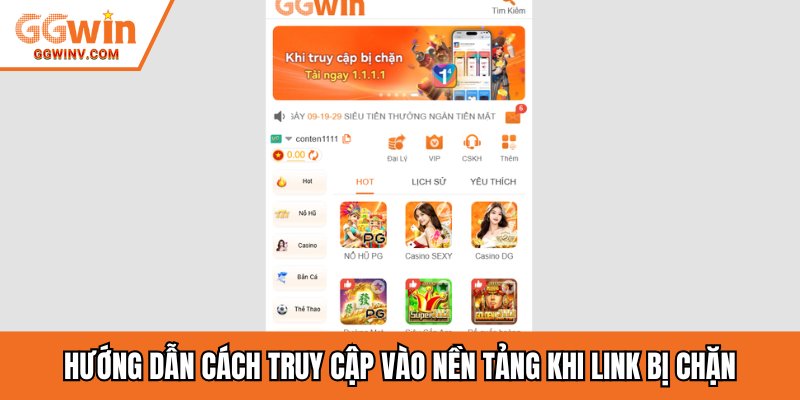 Hướng dẫn cách truy cập vào nền tảng khi link bị chặn